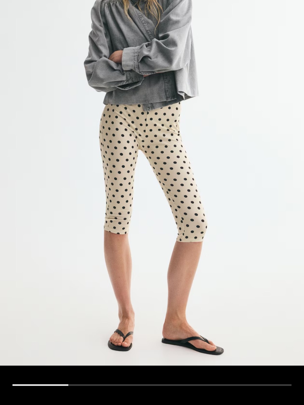 H&M Polka Dot Capris